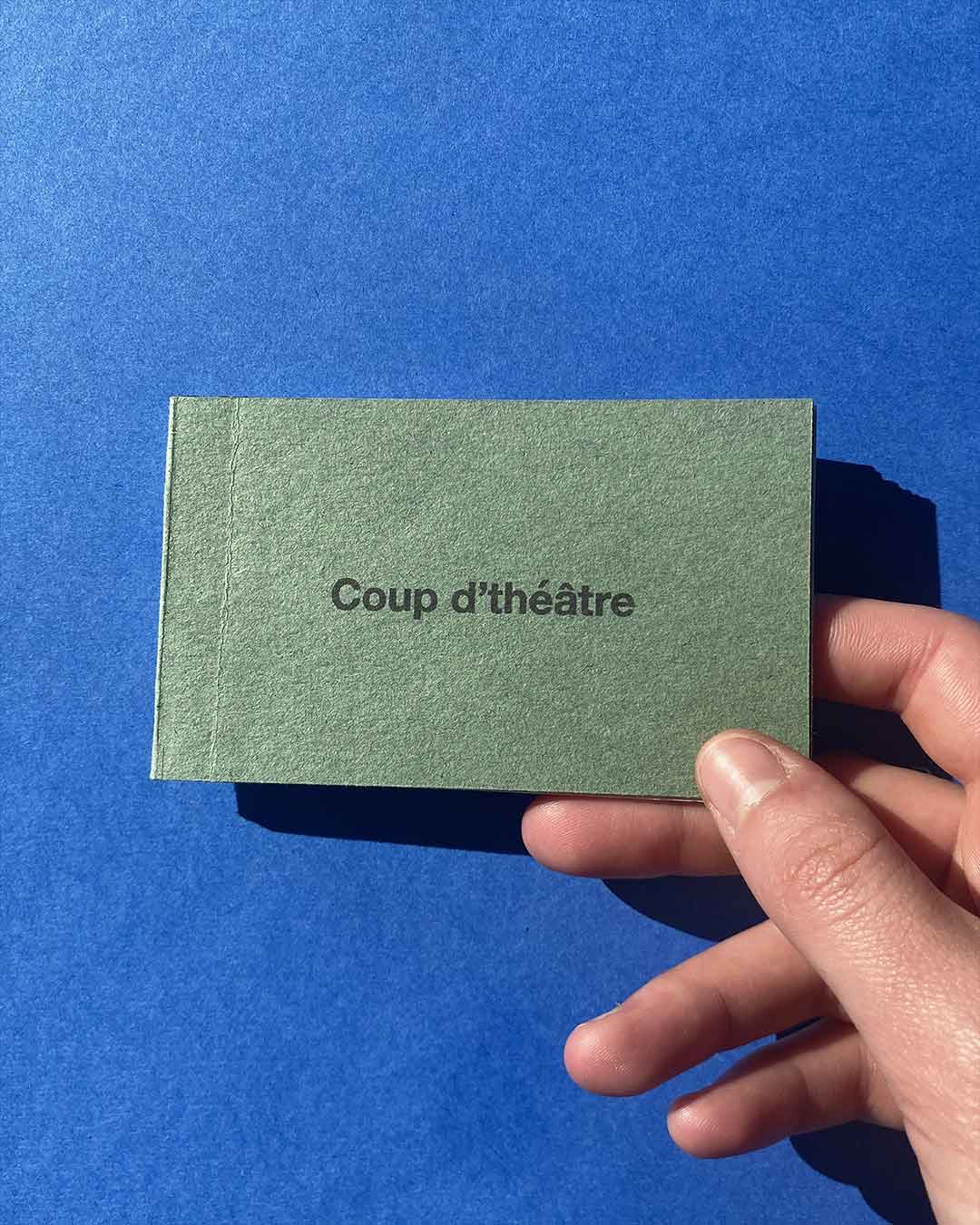 édition coup d'théatre