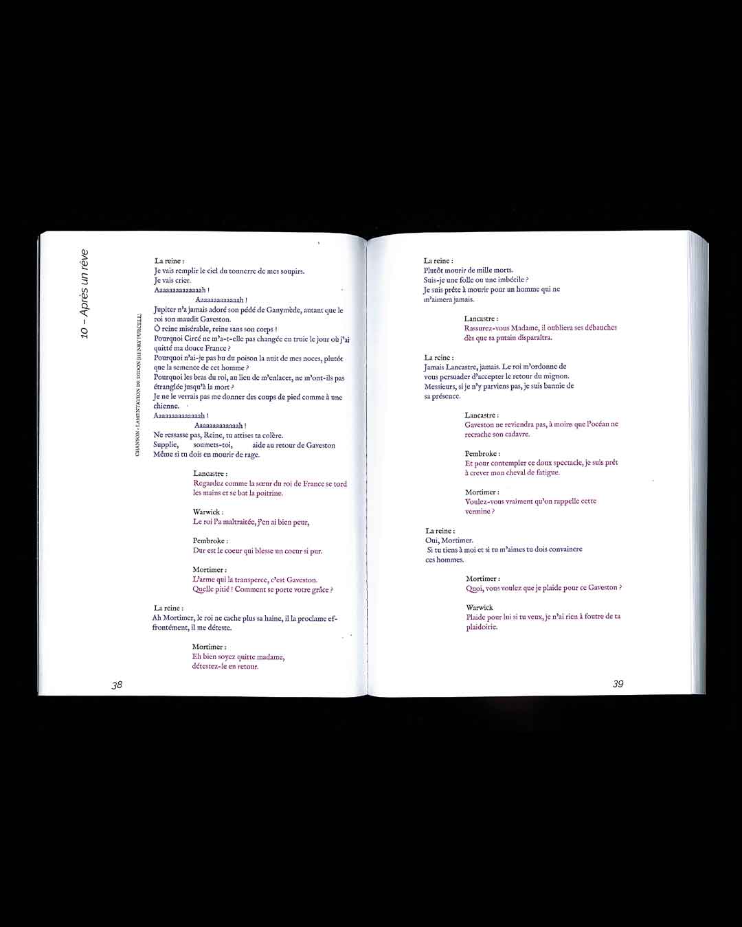 page gauche
